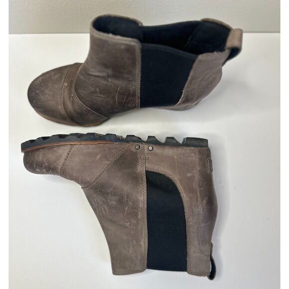 SOREL Women's Kettle Lea Wedge Weather Proof Joan of Arc Bootie Size 8 - Picture 7 of 10
